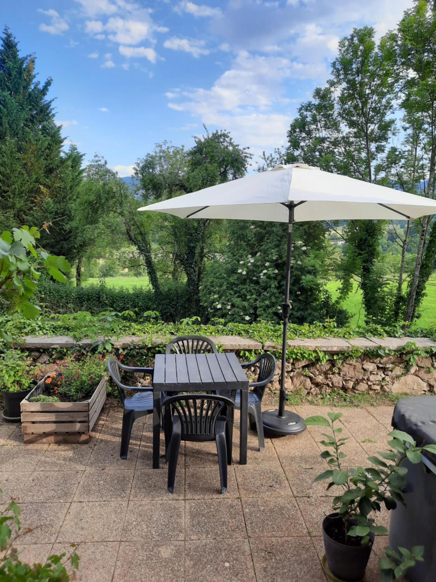 Chez Line Et Pierre: Appartement Spacieux, Lumineux Et Equipe La Bastide-de-Serou Luaran gambar